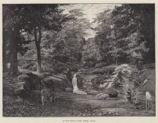 W Parku Królewskim, Tokio, Japonia